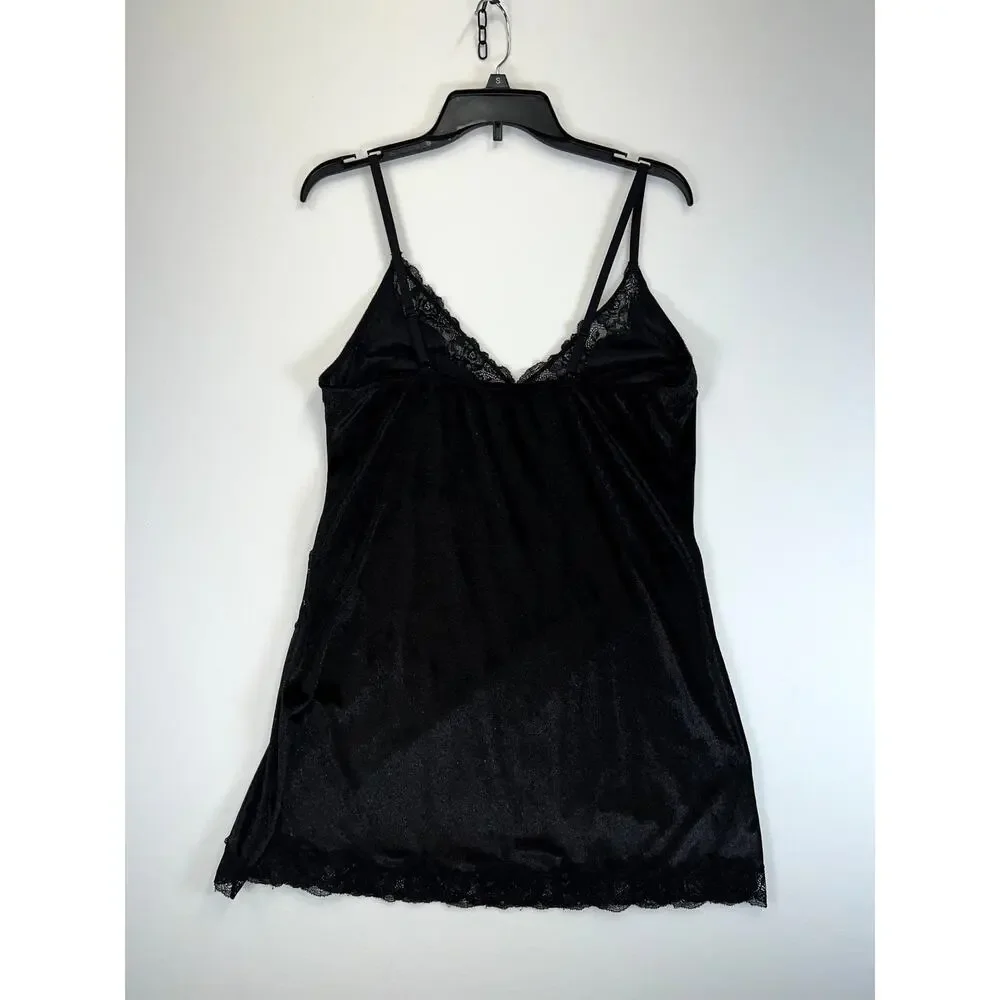 Gilligan & Omalley Lingerie Women’s Large Black Sleeveless 100% Polyester